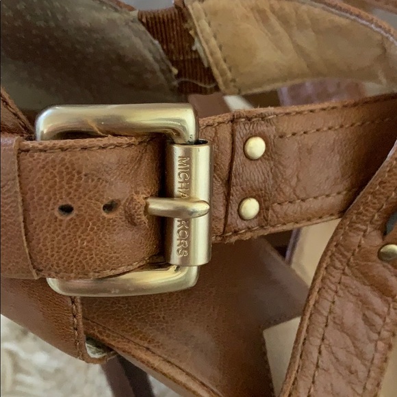 MICHAEL Michael Kors brown leather heels - Picture 2 of 5